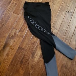 Black and Grey athletic leggings